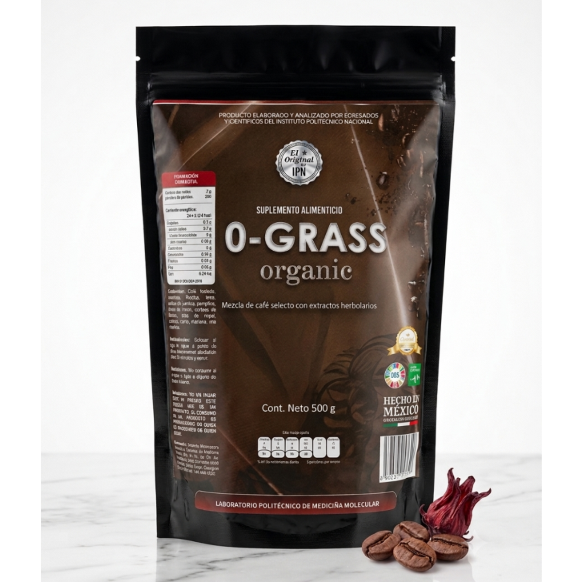 0-Grass Organic (Café) 500g