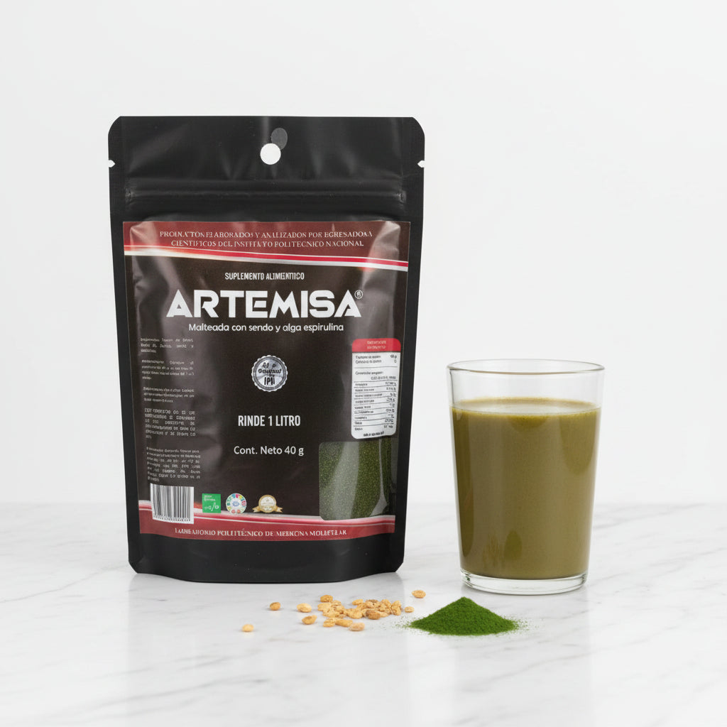 Artemisa Malteada con Sendo y Espirulina 40 g