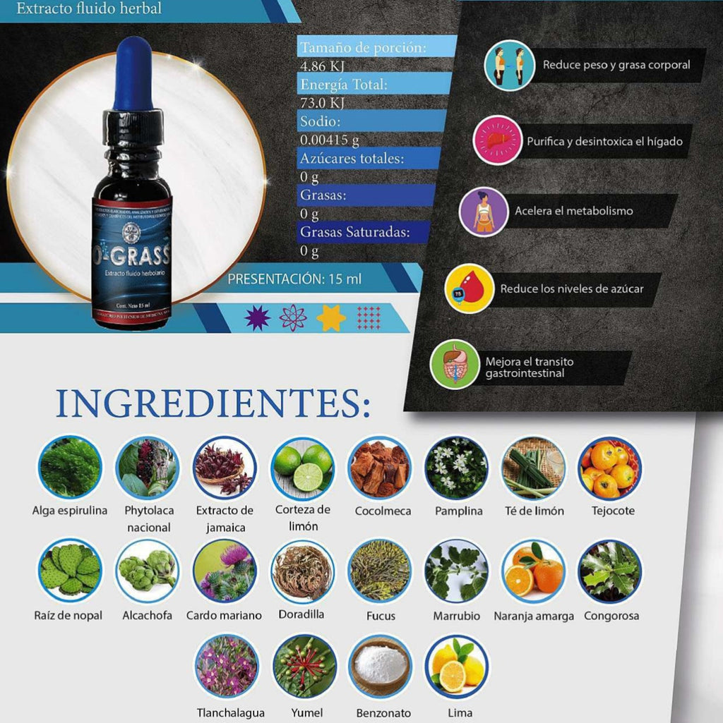 Grass Extracto Fluido Herbal 15ml