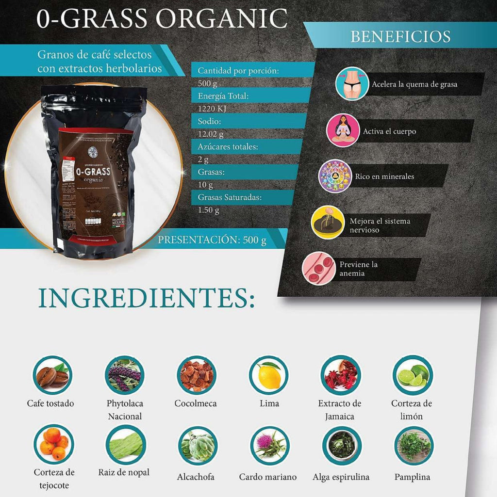 0-Grass Organic (Café) 500g