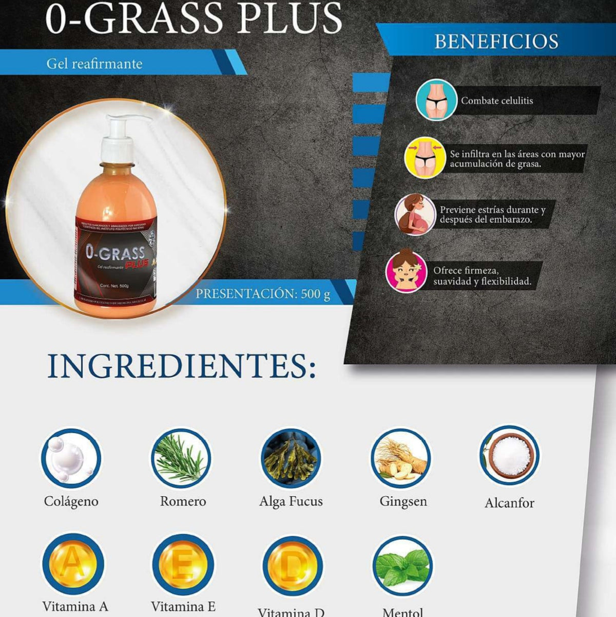 0-Grass Plus Gel 500 gramos.