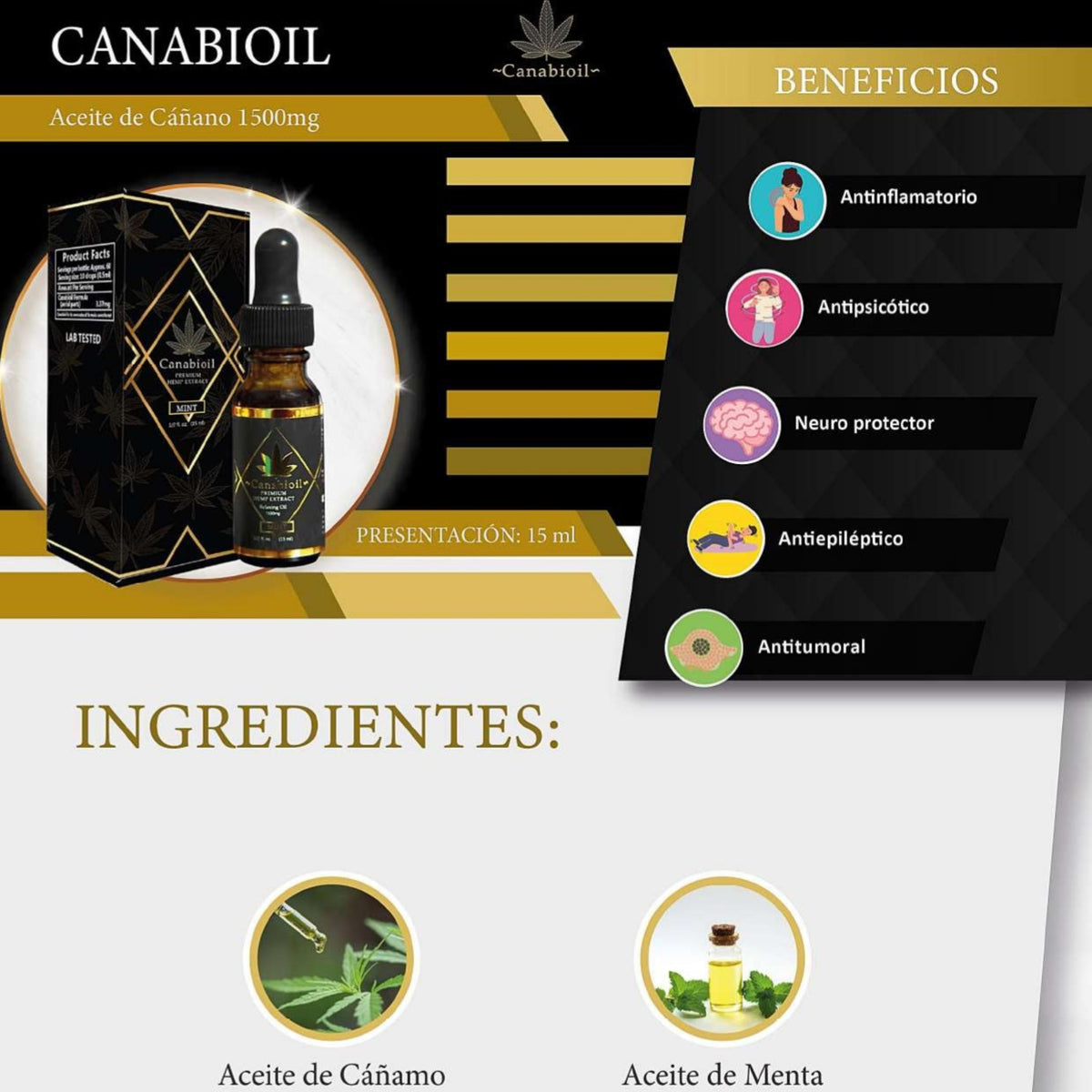 CBD 1500 EXTRACTO 15 ML