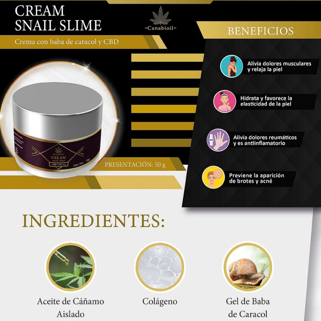 CBD COLAGENO Crema facial frasco 50 gramos