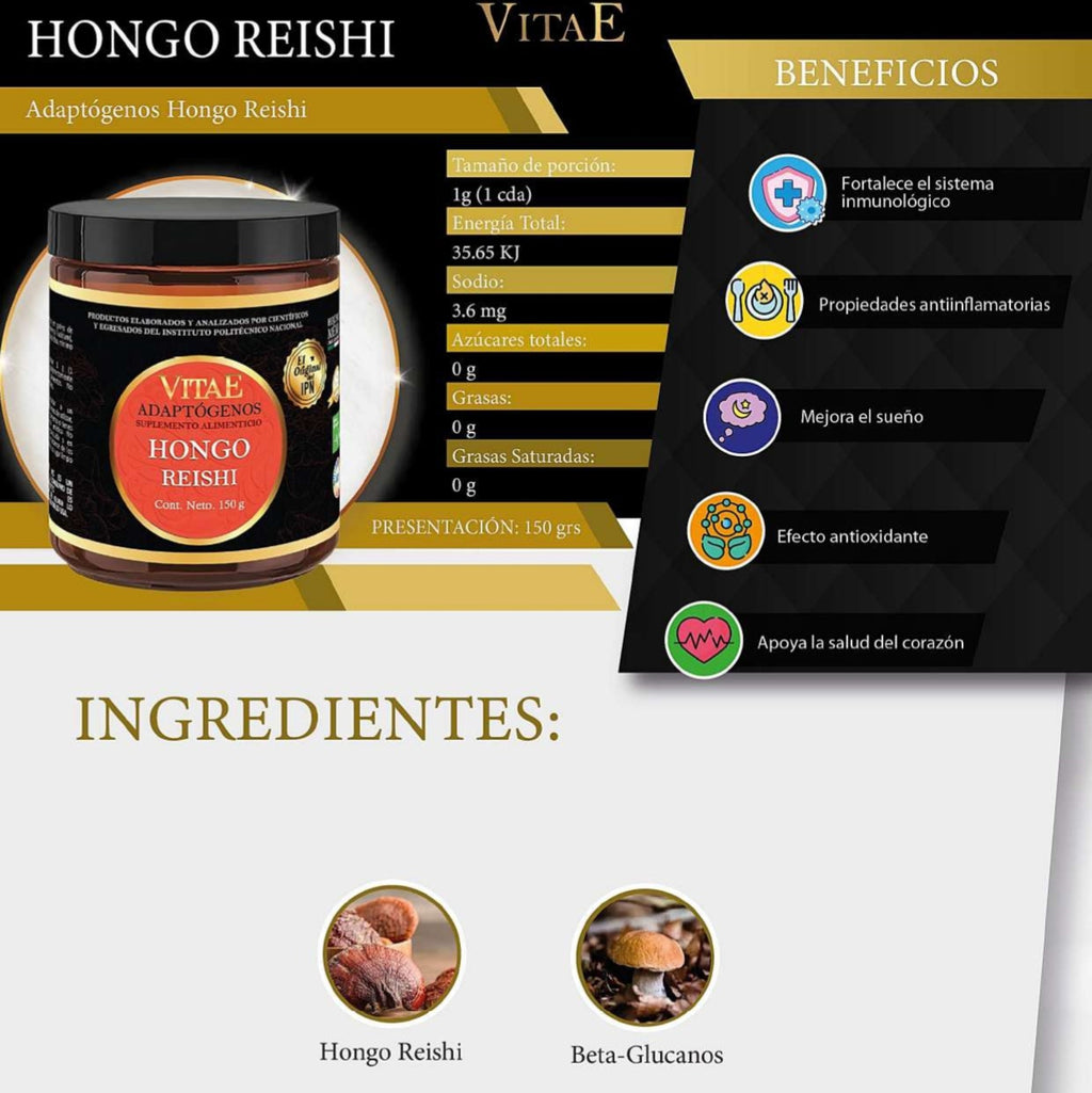 Reishi (Adaptógenos Vitae) 150g