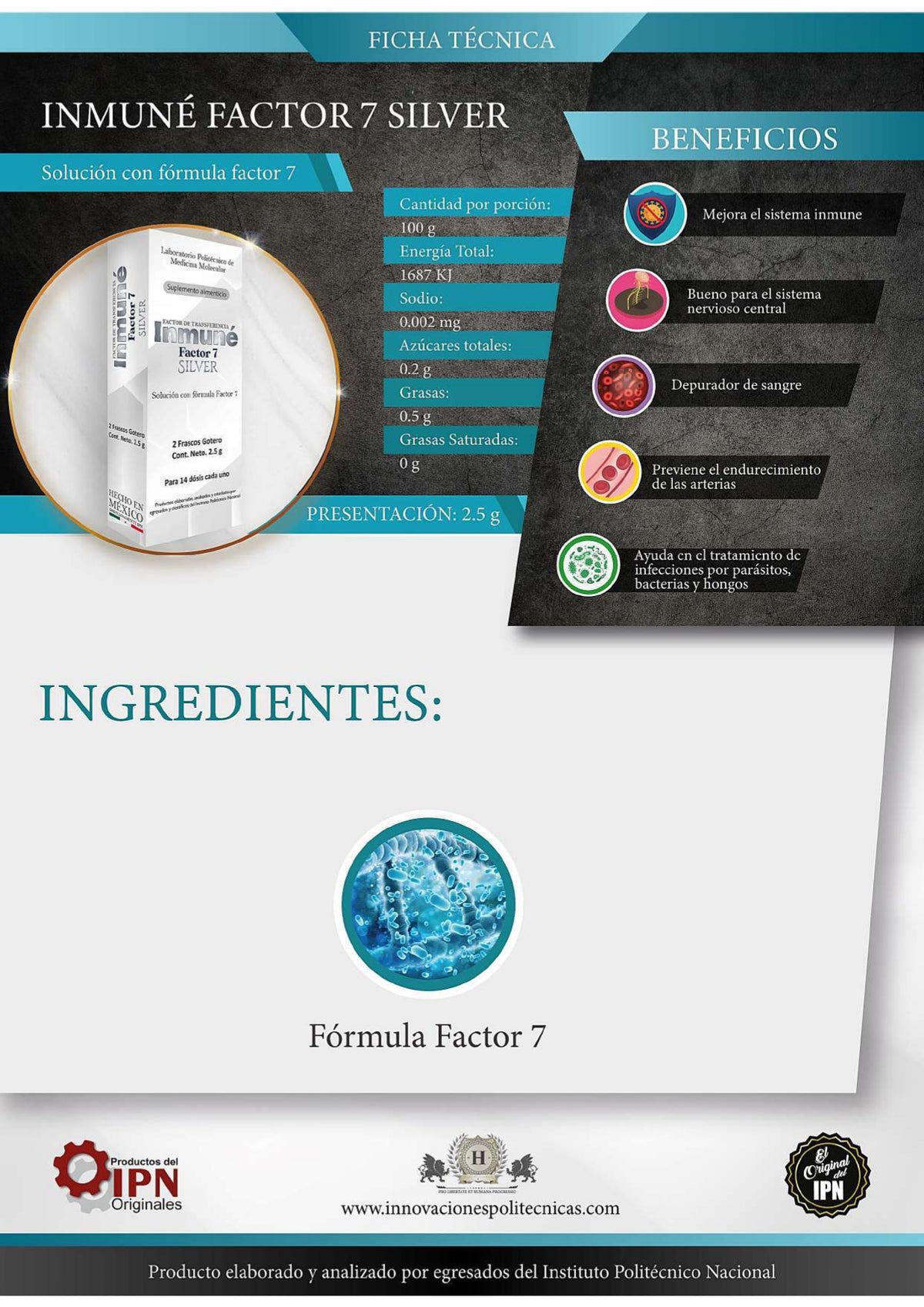 Inmune Factor 7 Silver (Factor de Transferencia)