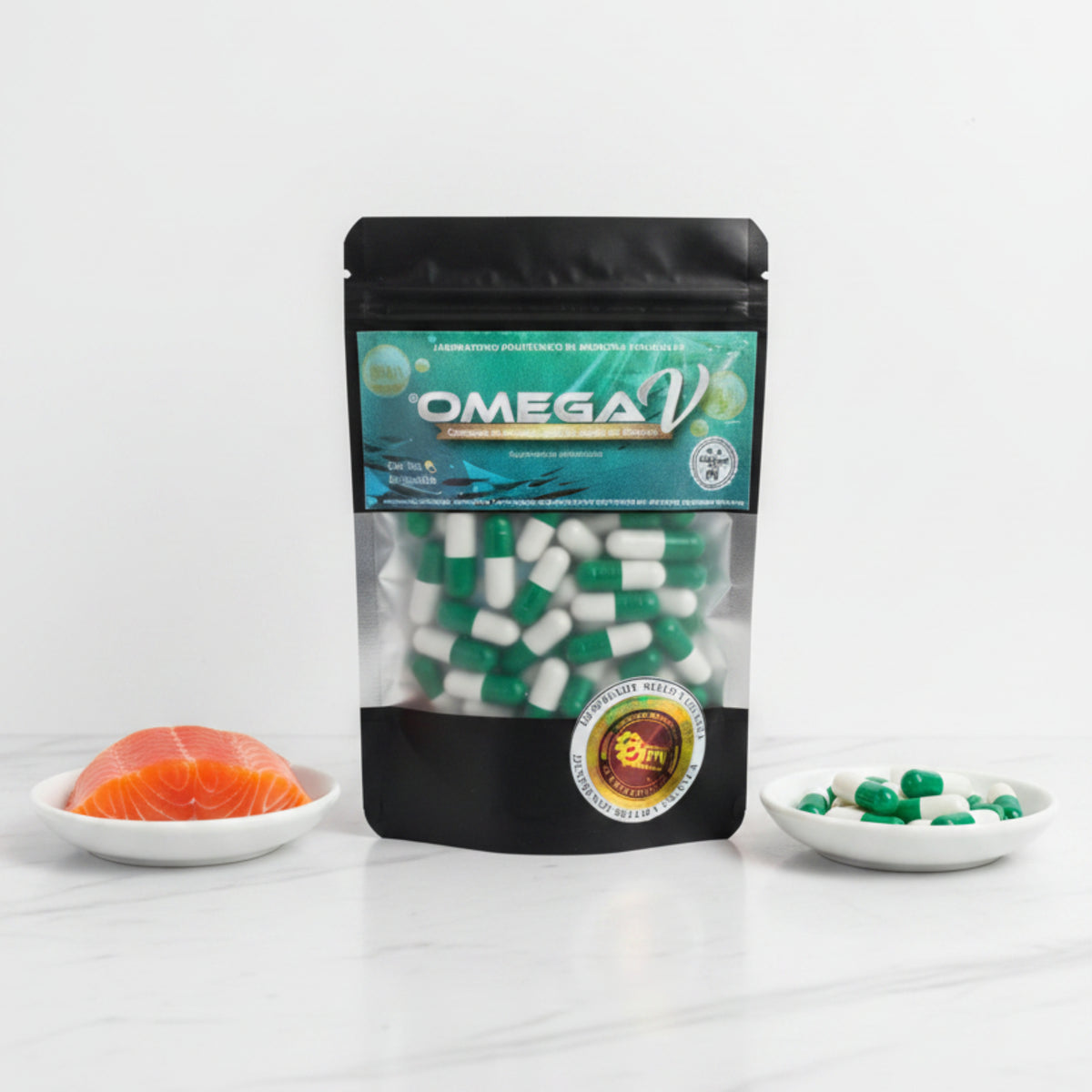Omega V: Protección Cardiovascular y Potencia Antiinflamatoria de Triple Acción 60 cápsulas.