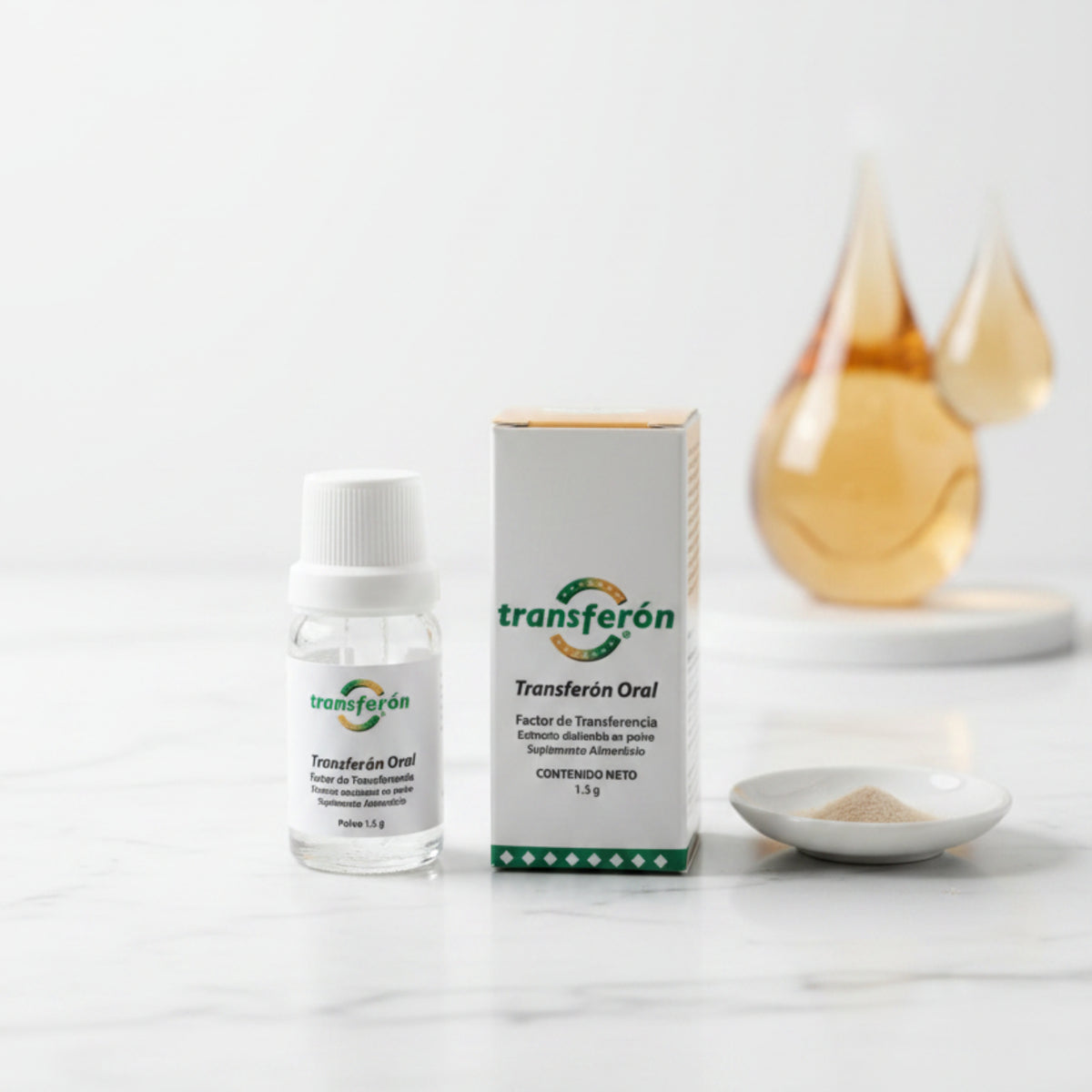 TRANSFERON ORAL FACTOR DE TRANSFERENCIA EXTRACTO DIALIZABLE EN POLVO 1.5G