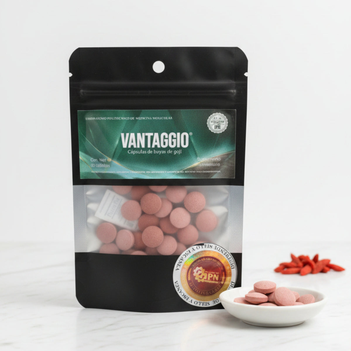 Vantaggio Bayas de goji 30 comprimidos